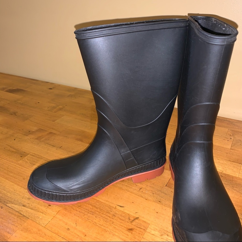 Youth Rubber Insulated Boots Black Size 5